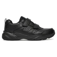 Sneakersy męskie - Obuwie sportowe Skechers HANIGER 58356 BBK - miniaturka - grafika 1