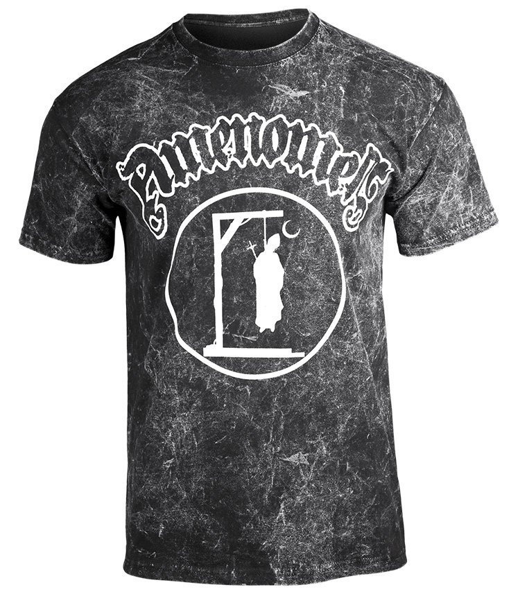 koszulka AMENOMEN - PRIEST DEAD (OMEN142KM BLACK ALLPRINT WHITE)-M
