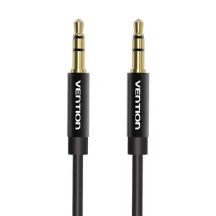 Vention, Kabel Audio 3,5Mm W Oplocie 1M  Bagbf, Czarny - Kable - miniaturka - grafika 1