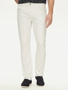 Guess Spodnie materiałowe Angels M4RAN2 WFXVB Biały Slim Fit - Spodnie męskie - miniaturka - grafika 1