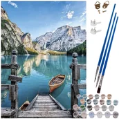 Malowanie po numerach - Malowanie po Numerach Obraz 40x50 Zestaw na Prezent Ramie DIY do Malowania - miniaturka - grafika 1