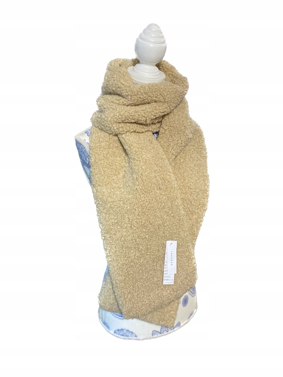 Szalik damski TOPSHOP kolor beżowy wym. 195x20