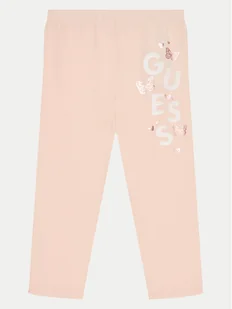 Guess Legginsy K5RB02 J1314 Koralowy Slim Fit - Legginsy - miniaturka - grafika 1