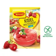 Kisiel - Winiary Kisiel z cukrem smak poziomkowy 77 g - miniaturka - grafika 1