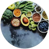 Tace i patery - Kesper Szklana deska do serwowania 27 cm - miniaturka - grafika 1