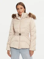 Kurtki damskie - Guess Kurtka puchowa New Olga W4BL53 WEX52 Beżowy Regular Fit - miniaturka - grafika 1