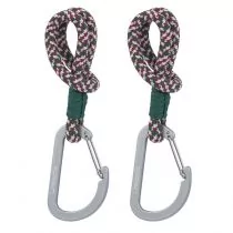Lassig Casual Label Uniwersalne sznurkowe zaczepy do torby do wózka green lavender 2 szt. - Torby i organizery dla mam - miniaturka - grafika 1