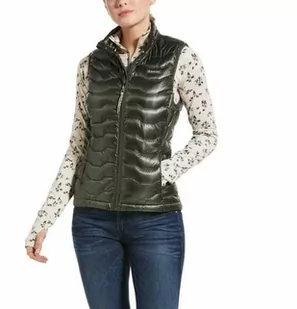 Ariat Kamizelka damska IDEAL 3.0 DOWN AW20 - prairie - Kamizelki jeździeckie - miniaturka - grafika 1