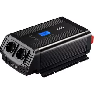 Przetwornica AEG 10059 12V/230V 600W/1200W - Przetwornice samochodowe - miniaturka - grafika 1