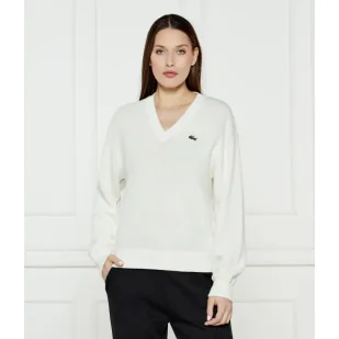 Lacoste Sweter Regular Fit - Swetry damskie - miniaturka - grafika 1