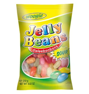 Woogie Jelly Beans Żelki Kwaśne 250 g - Żelki - miniaturka - grafika 1