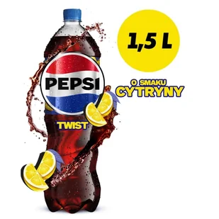 Pepsi-Cola Twist Napój gazowany o smaku cytrynowym 1,5 l - Napoje gazowane - miniaturka - grafika 1