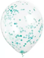 Balony i akcesoria - Balony przezroczyste z konfetti w środku - 30 cm - 6 szt. - miniaturka - grafika 1
