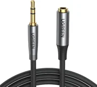 Kable komputerowe i do monitorów - Kabel Ugreen Jack 3.5mm - Jack 3.5mm 1m srebrny UGR982BLK - miniaturka - grafika 1