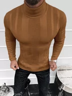 Swetry męskie - SWETER MĘSKI GOLF CAMEL OZONEE L/2705 - Ozonee - miniaturka - grafika 1