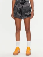 Spodenki damskie - adidas Szorty sportowe Essentials 3-Stripes Camo-Print IX3707 Szary Loose Fit - miniaturka - grafika 1