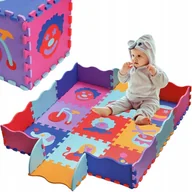 Maty piankowe - GRUBA MATA PIANKOWA KOJEC DLA DZIECI NIEMOWLĄT EDUKACYJNA KOLOROWA PUZZLE - miniaturka - grafika 1