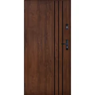 Drzwi zewnętrzne - PANTOR Drzwi stalowe zewnętrzne wejściowe Avinion 72 orzechowe 80 lewe - miniaturka - grafika 1