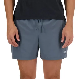 Spodenki męskie New Balance MS41227GT - szare - Spodnie sportowe męskie - miniaturka - grafika 1