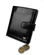 Portfele - Portfel Męski Skórzany ROVICKY Skóra Licowa Duży Pionowy Kwadrat Z Zapięciem Jedno Skrzydełko 106L-BAR RFID SECURE - miniaturka - grafika 1