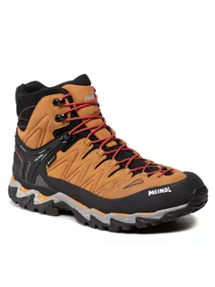 Buty zimowe męskie - Meindl Trekkingi Lite Hike Gtx GORE-TEX 4692 Brązowy - grafika 1