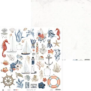 Elementy Do Wycinania P13 - Sea La Vie 30X30 - Scrapbooking - miniaturka - grafika 1
