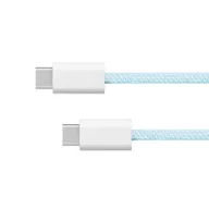 Kable USB - Kabel USB typu C - USB typu C 100 W 1 m niebieski KrugerMatz Basic - miniaturka - grafika 1