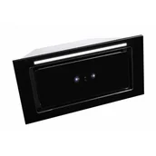 Okapy kuchenne - Toflesz Linea Glass 80 Czarny - miniaturka - grafika 1