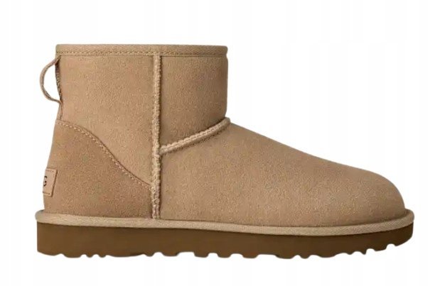UGG KRÓTKIE ŚNIEGOWCE Z NATURALNEJ SKÓRY Z KOŻUSZKIEM 39 1JŻB
