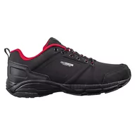 Buty sportowe męskie - Buty trekkingowe męskie DK czarno czerwone czarne - miniaturka - grafika 1