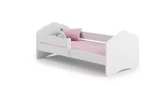 Łóżko dla dziecka, FALA, z barierką, z materacem, 140x70 cm - Łóżka dla dzieci i młodzieży - miniaturka - grafika 1