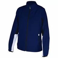 Swetry damskie - Island Green Island Green Golf damski półgolf z zamkiem błyskawicznym wodoodporna średnia warstwa top sweter kurtka Granatowy/czarny/biały 14 IGLTOP1843SS_NAVY_14 - miniaturka - grafika 1
