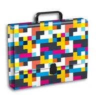 Teczki i skoroszyty - TECZKA Z RĄCZKĄ A4 PENMATE RUBIK - miniaturka - grafika 1