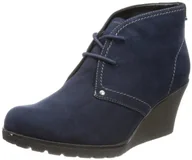 Botki damskie - Softline Tobol-B-1 8-8-25161-21 001 kozaki i botki damskie, niebieski - niebieski granatowy 805-42 EU Weit - miniaturka - grafika 1