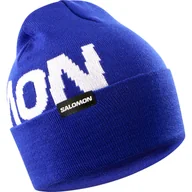Czapki damskie - Czapka zimowa SALOMON HERMITAGE BEANIE LC2366400 – Niebieski - miniaturka - grafika 1