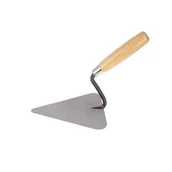 Narzędzia murarskie - Kielnia murarska trójkątna 18 x 18 cm drewniana rączka Hardy - miniaturka - grafika 1
