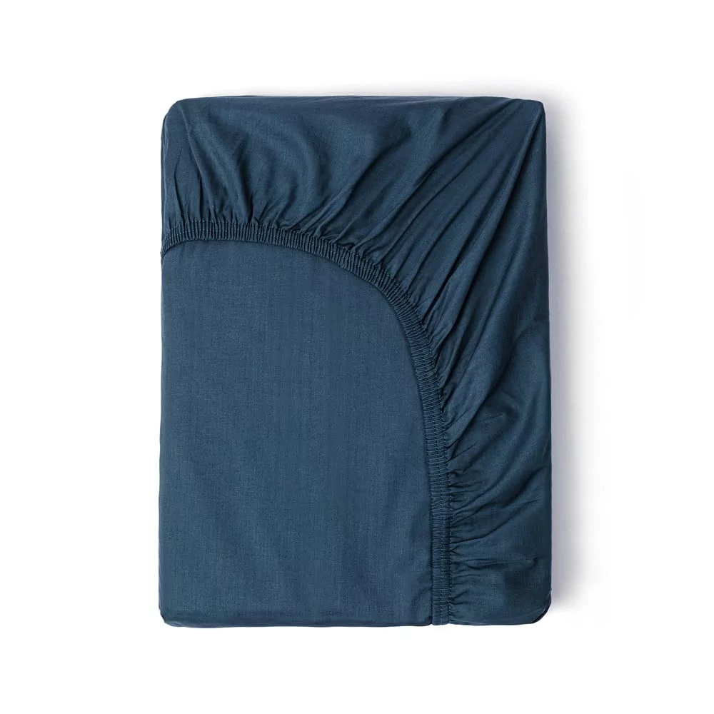 Muller Textiles HIP Prześcieradło z gumką, 160x200 cm, lodowe niebieskie 0280.20.45