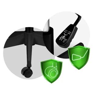 Fotel biurowy, krzesło biurowe Fotel biurowy z mikrosiatki Sofotel Wizo czarny - Fotele i krzesła biurowe - miniaturka - grafika 12