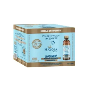 Polskie Wody Lecznicze Woda lecznicza Hanna Zestaw 12 x 330 ml - Woda - miniaturka - grafika 1