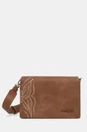 Torebki damskie - Desigual torebka REPRISE GOODALL SAND kolor brązowy 24WAXPAK - miniaturka - grafika 1