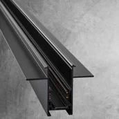 Akcesoria do oświetlenia - Magnetyczna szyna Komatsu 6501 Shilo podtynkowa czarna - miniaturka - grafika 1