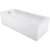 Wanny - Mexen Cubik wanna prostokątna 150 x 70 cm z obudową, biała - miniaturka - grafika 1