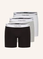 Majtki damskie - Calvin Klein Bokserki Icon Cotton Stretch, 3 Szt. grau - miniaturka - grafika 1
