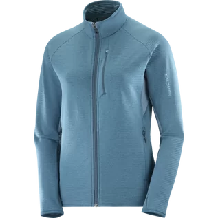 Koszulki sportowe damskie - BLUZA SALOMON ESSENTIAL LIGHTWARM W C22250 - grafika 1