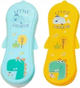 Sztućce dla dzieci - Pudełka na sztućce dla dzieci 2 Sztuki 2 Kolory Komplet - miniaturka - grafika 1