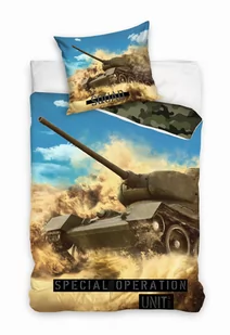 Pościel Bawełniana 140X200 - Czołg - Pościel - miniaturka - grafika 1