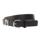 Paski - Calvin Klein Skórzany Pasek Damski Round Buckle - miniaturka - grafika 1