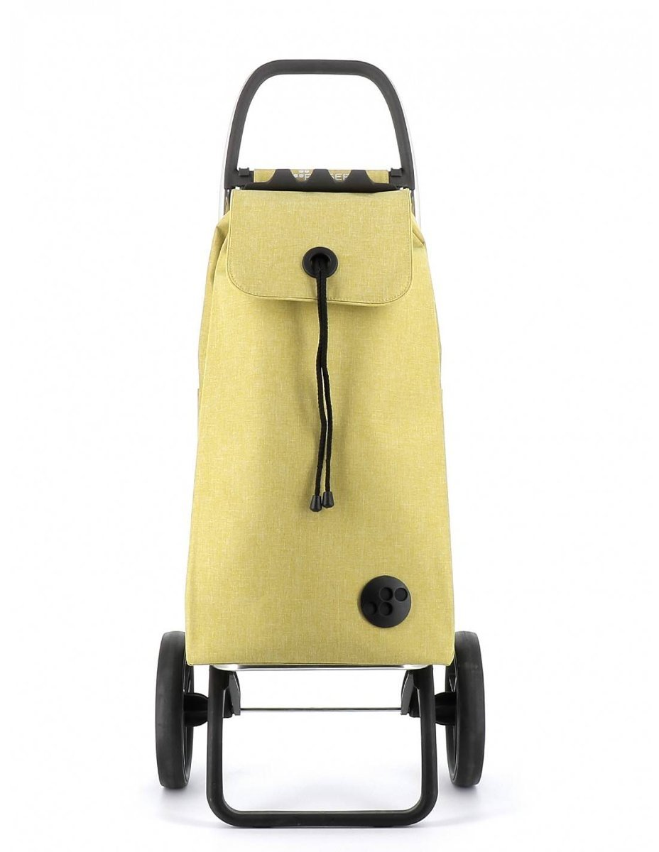 Wózek na zakupy 2 duże koła składany Rolser I-Max TWEED - lime