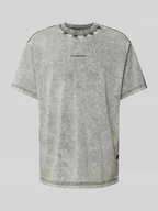 Koszulki męskie - T-shirt z nadrukiem z logo - miniaturka - grafika 1