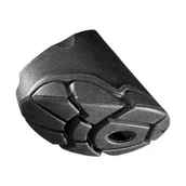 Kije trekkingowe - Leki gumowy odbojnik, czarny, jeden rozmiar 882810103 - miniaturka - grafika 1